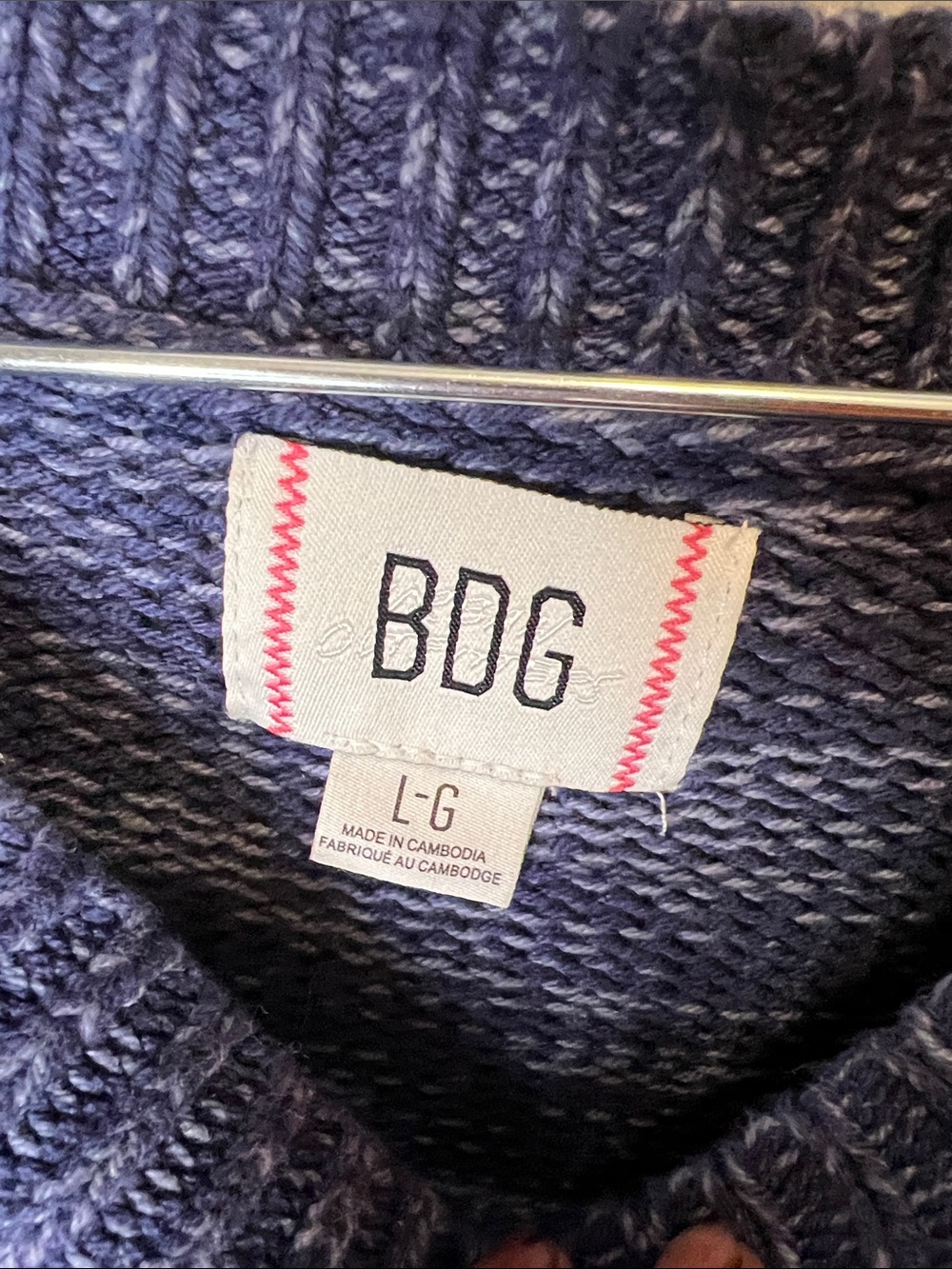 BDG Urban Outfitters Kurt Lobster Graphic Distressed Oversized Sweater - Picture 2 of 13